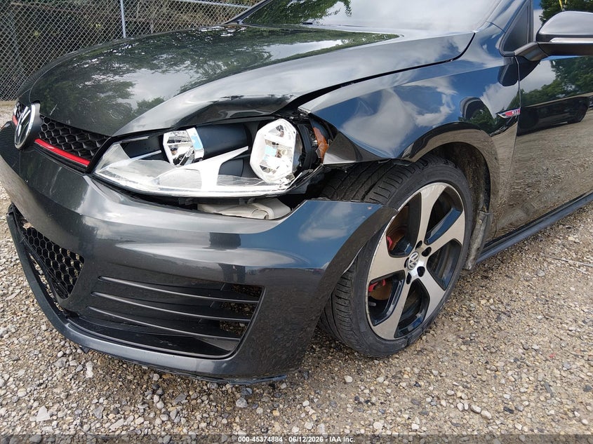 2017 Volkswagen Golf Gti Autobahn 4-Door/S 4-Door/Se 4-Door/Sport 4-Door VIN: 3VW5T7AU0HM034856 Lot: 45374884
