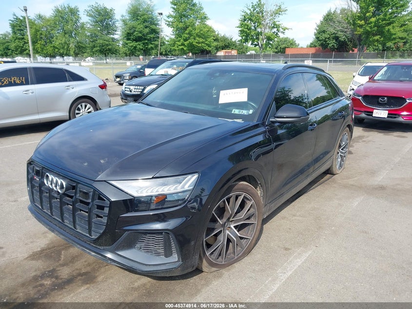 Vin: wa1cwbf19md008288, lot: 45872901, audi sq8 prestige tfsi quattro tiptronic 20212