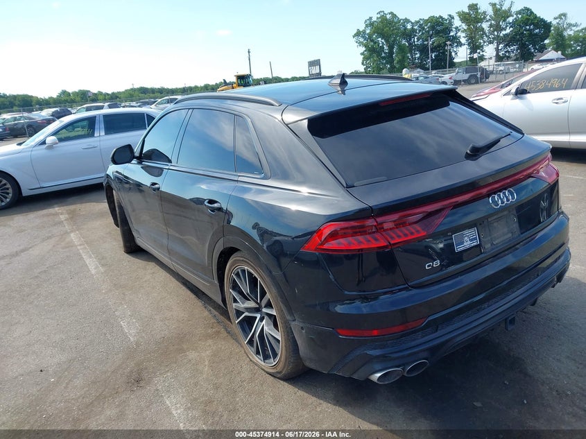 Vin: wa1cwbf19md008288, lot: 45872901, audi sq8 prestige tfsi quattro tiptronic 20213