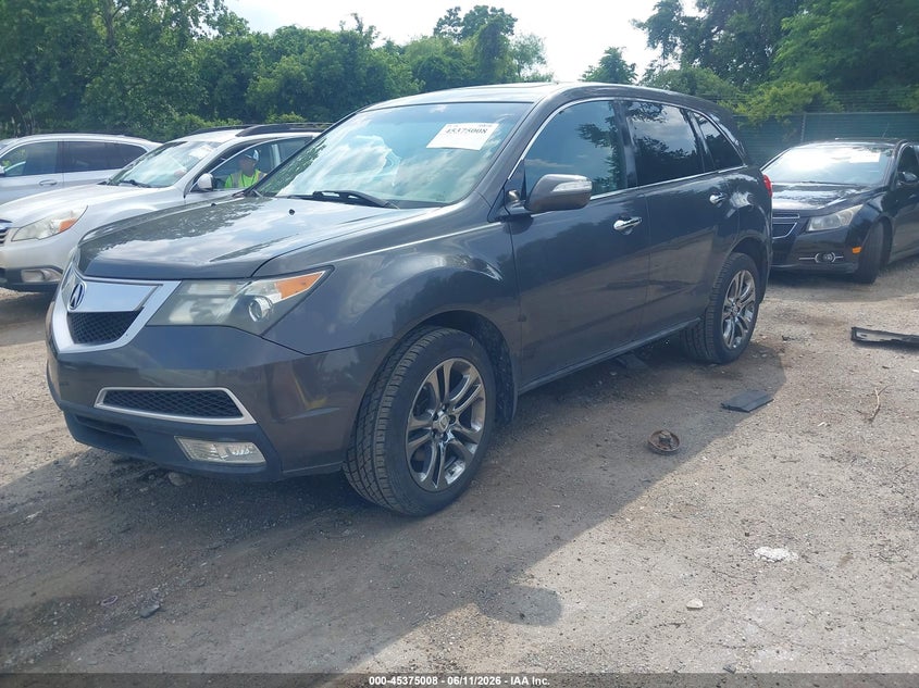 2011 ACURA MDX auction photo 2