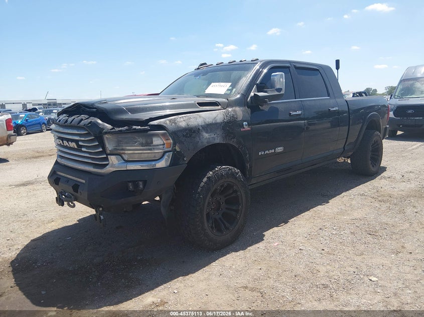 Vin: 3c6ur5pl3ng117196, lot: 45873099, ram 2500 limited longhorn  4x4 6'4 box 20222