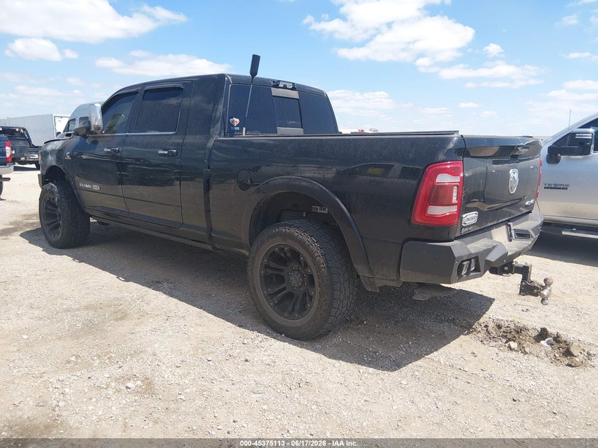 Vin: 3c6ur5pl3ng117196, lot: 45873099, ram 2500 limited longhorn  4x4 6'4 box 20223