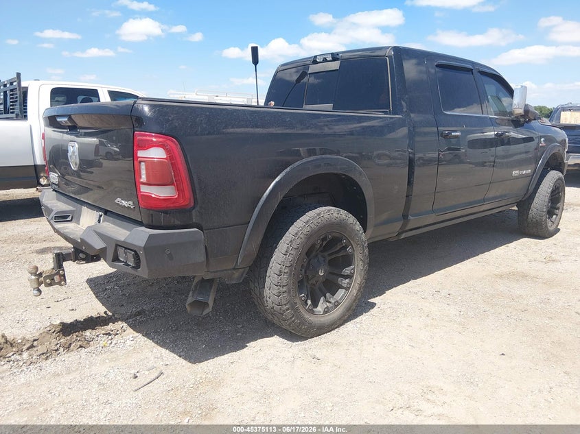 Vin: 3c6ur5pl3ng117196, lot: 45873099, ram 2500 limited longhorn  4x4 6'4 box 20224