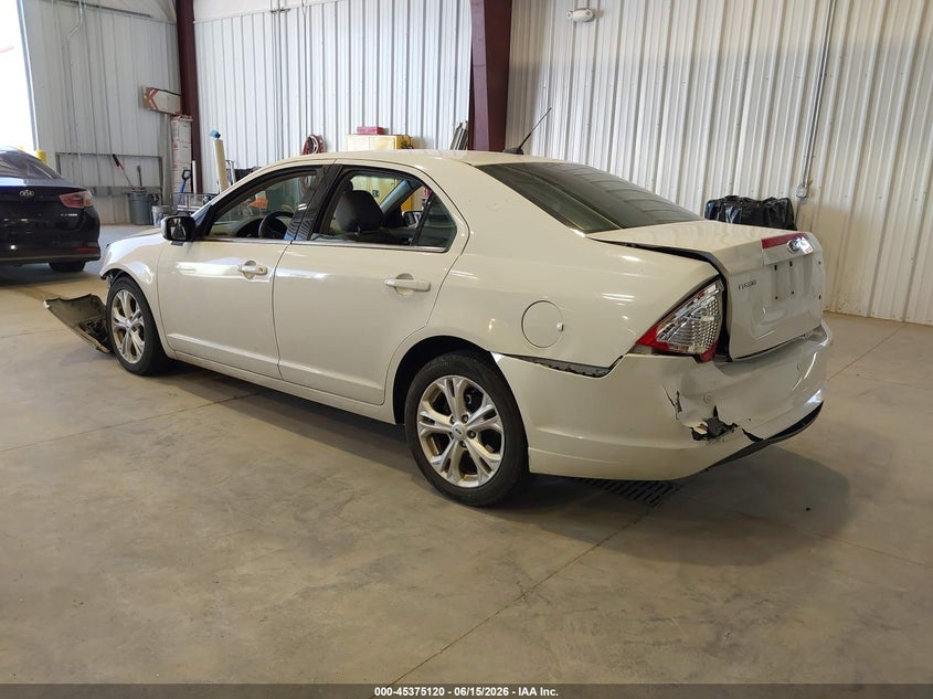 2012 FORD FUSION SEDAN 2.5L I-4 DOHC, VVT, 175HP