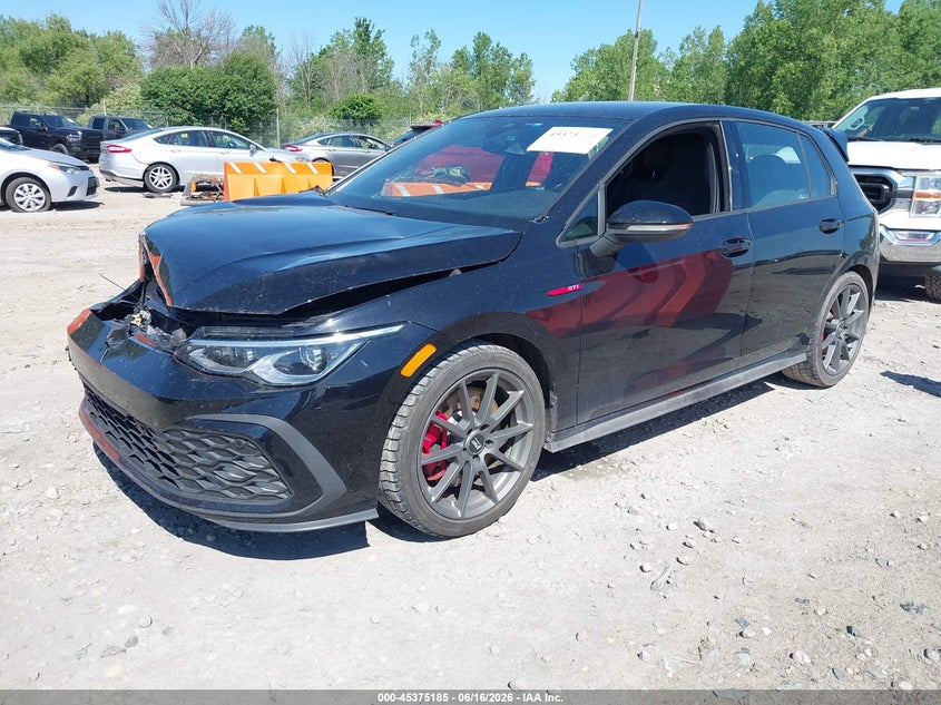 Vin: wvwha7cd0pw118404, lot: 45873171, volkswagen golf gti 2.0t s 20232