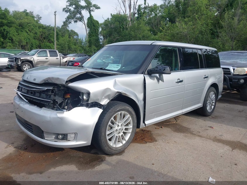 Vin: 2fmgk5c89hba06487, lot: 45873185, ford flex sel 20172