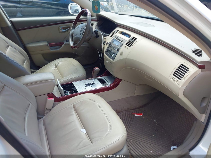 2008 HYUNDAI AZERA auction photo 5