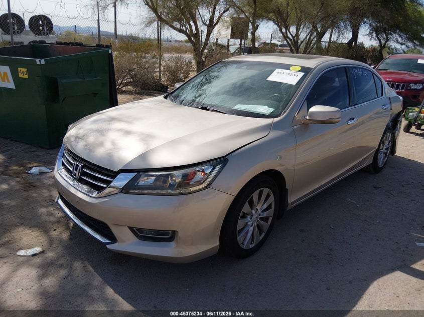 2013 Honda Accord Ex-L V-6 1HGCR3F84DA028225 photo 1