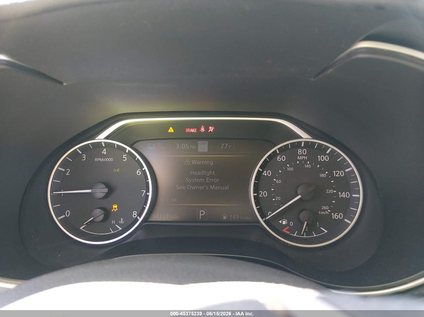 2020 Nissan Maxima Sv Xtronic Cvt VIN: 1N4AA6CV8LC361397 Lot: 45375239