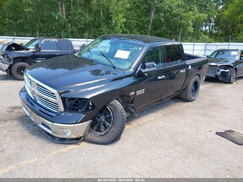 Vin: 1c6rr7lt8fs759477, lot: 45873231, ram 1500 big horn 20152