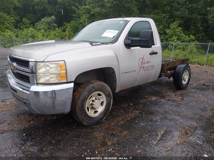 1GCHC44K09F155168 2009 CHEVROLET SILVERADO 2500HD WORK TRUCK photo 1
