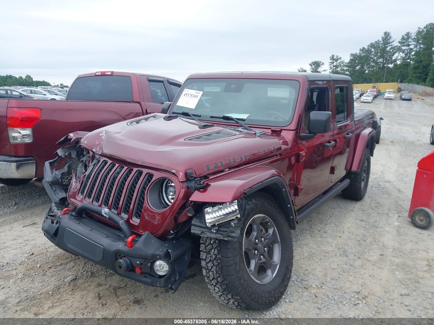 Vin: 1c6jjtbg7nl128116, lot: 45873291, jeep gladiator rubicon 4x4 20222