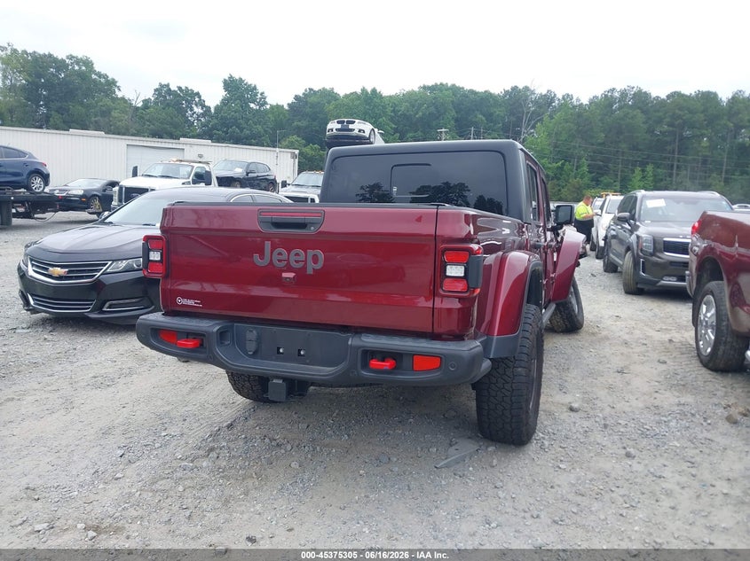 Vin: 1c6jjtbg7nl128116, lot: 45873291, jeep gladiator rubicon 4x4 20224