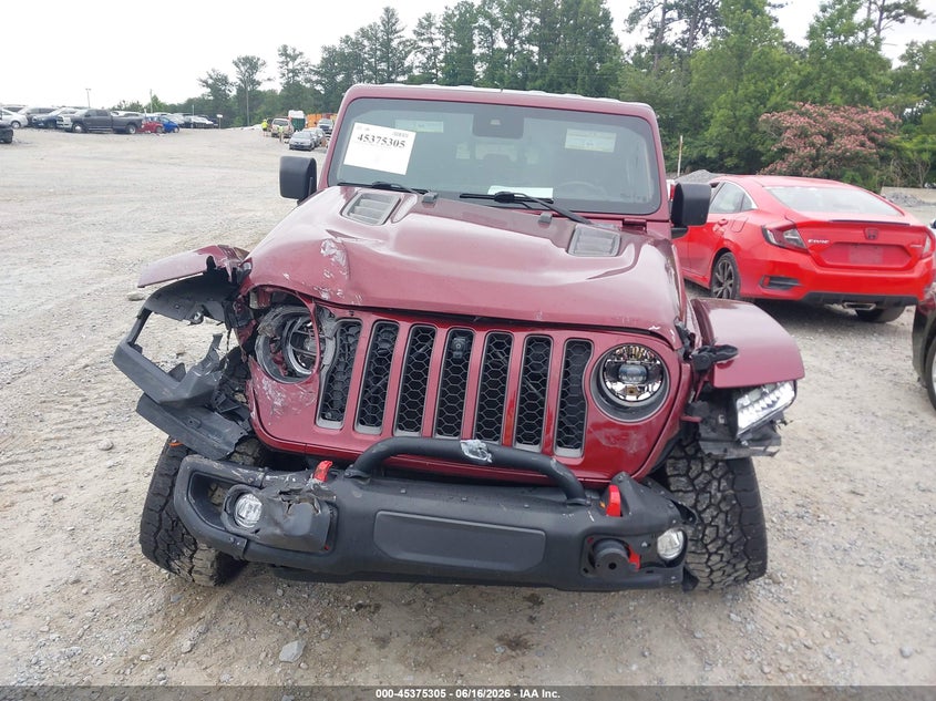 2022 Jeep Gladiator Rubicon 4X4 VIN: 1C6JJTBG7NL128116 Lot: 45375305