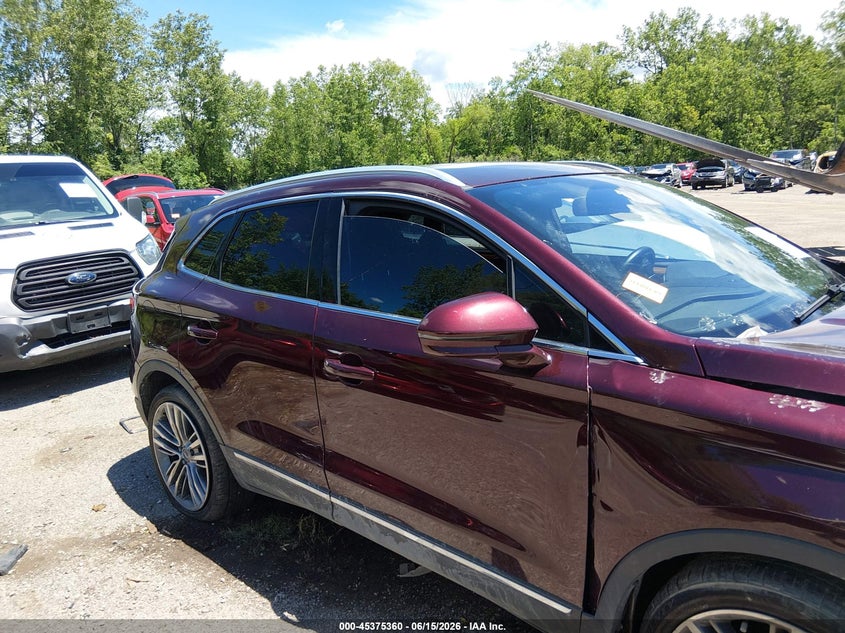 LINCOLN MKC 2016 VIN 5LMTJ3DH1GUJ11907
