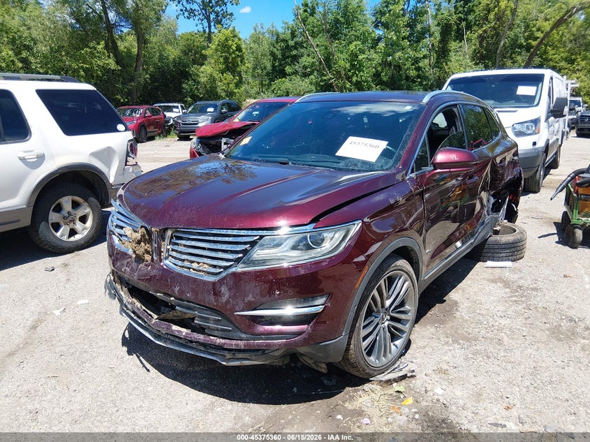 Vin: 5lmtj3dh1guj11907, lot: 45873346, lincoln mkc reserve 20162