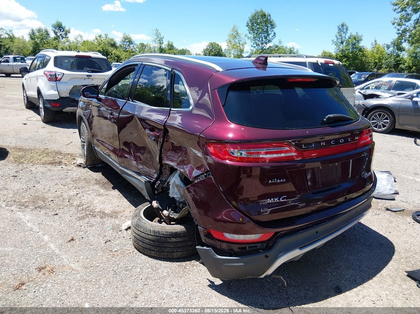 Vin: 5lmtj3dh1guj11907, lot: 45873346, lincoln mkc reserve 20163