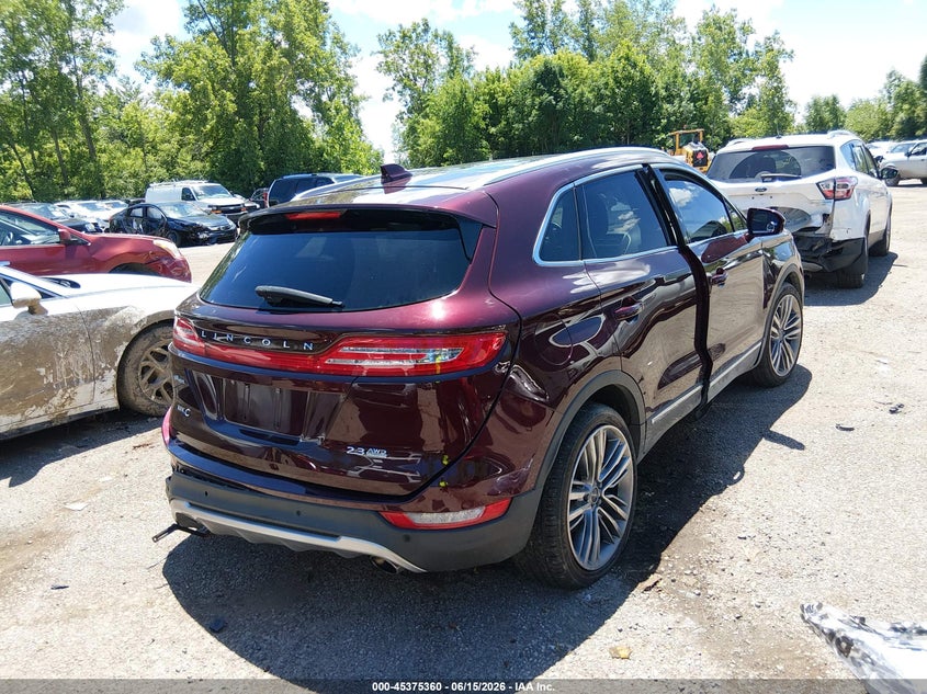 Vin: 5lmtj3dh1guj11907, lot: 45873346, lincoln mkc reserve 20164