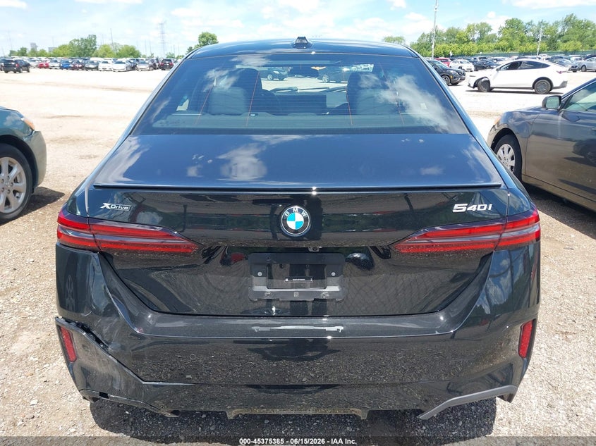 BMW 540I 2026 VIN WBA63FJ09TCW93542