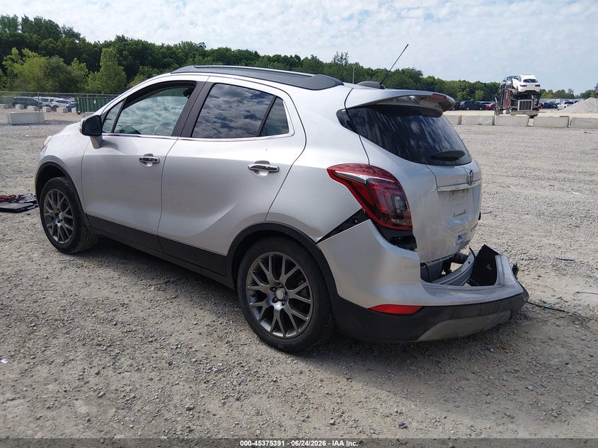Vin: kl4cj1sb1kb889889, lot: 45873377, buick encore fwd sport touring 20193