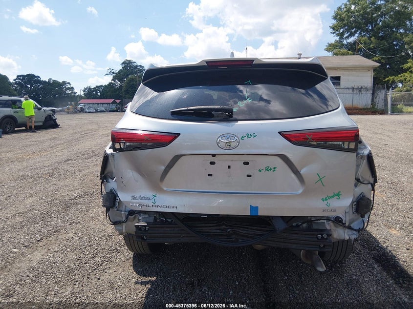 2022 Toyota Highlander Xle VIN: 5TDGZRAH1NS544332 Lot: 45375396