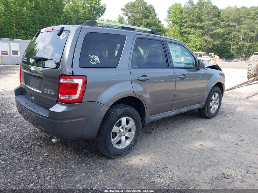 Vin: 1fmcu9e75akd47627, lot: 45873389, ford escape limited 20104