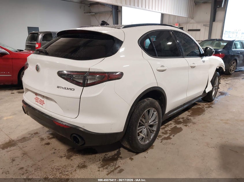 Vin: zaspakan7r7d84792, lot: 45873397, alfa romeo stelvio sprint awd 20244