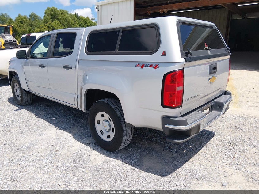 Vin: 1gcgtben8j1307661, lot: 45873415, chevrolet colorado 4wd work truck 20183