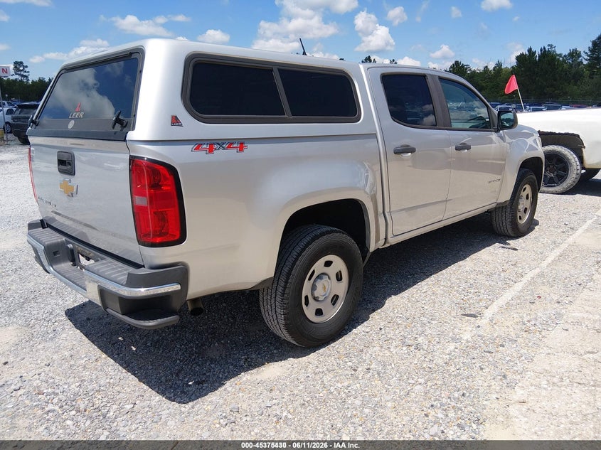 Vin: 1gcgtben8j1307661, lot: 45873415, chevrolet colorado 4wd work truck 20184