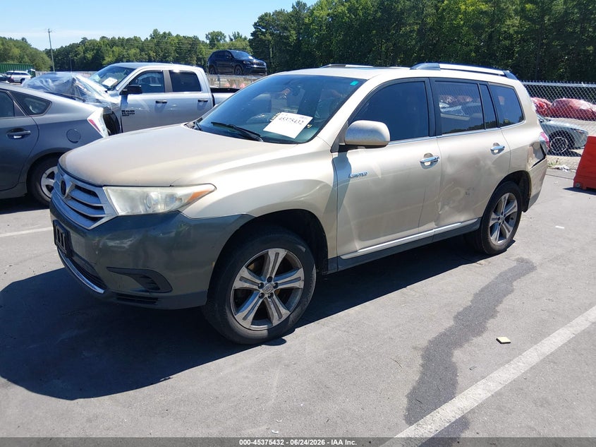 2012 Toyota Highlander Limited V6 5TDYK3EH4CS068476 photo 1