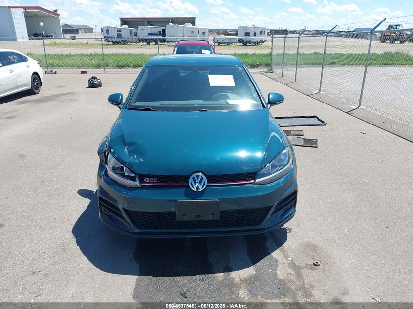2019 Volkswagen Golf Gti 2.0T Autobahn/2.0T Rabbit Edition/2.0T S/2.0T Se VIN: 3VW5T7AU1KM010041 Lot: 45375463
