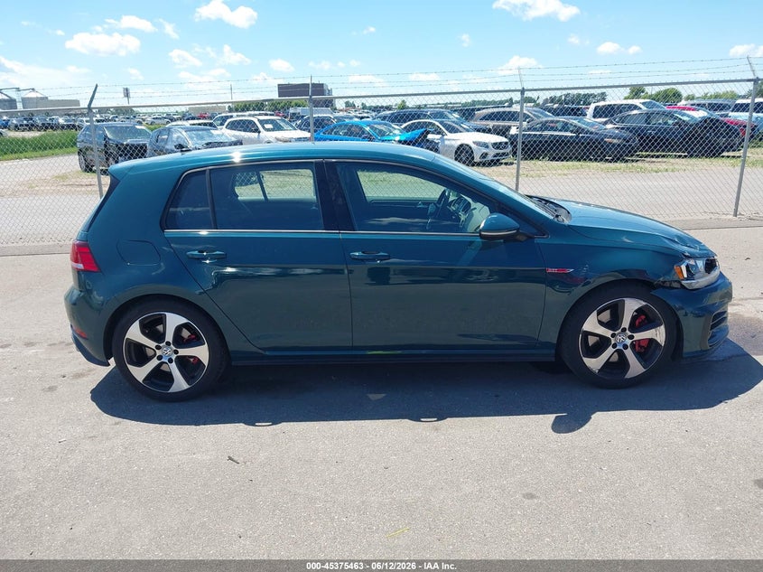 2019 Volkswagen Golf Gti 2.0T Autobahn/2.0T Rabbit Edition/2.0T S/2.0T Se VIN: 3VW5T7AU1KM010041 Lot: 45375463