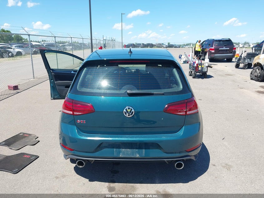 2019 Volkswagen Golf Gti 2.0T Autobahn/2.0T Rabbit Edition/2.0T S/2.0T Se VIN: 3VW5T7AU1KM010041 Lot: 45375463