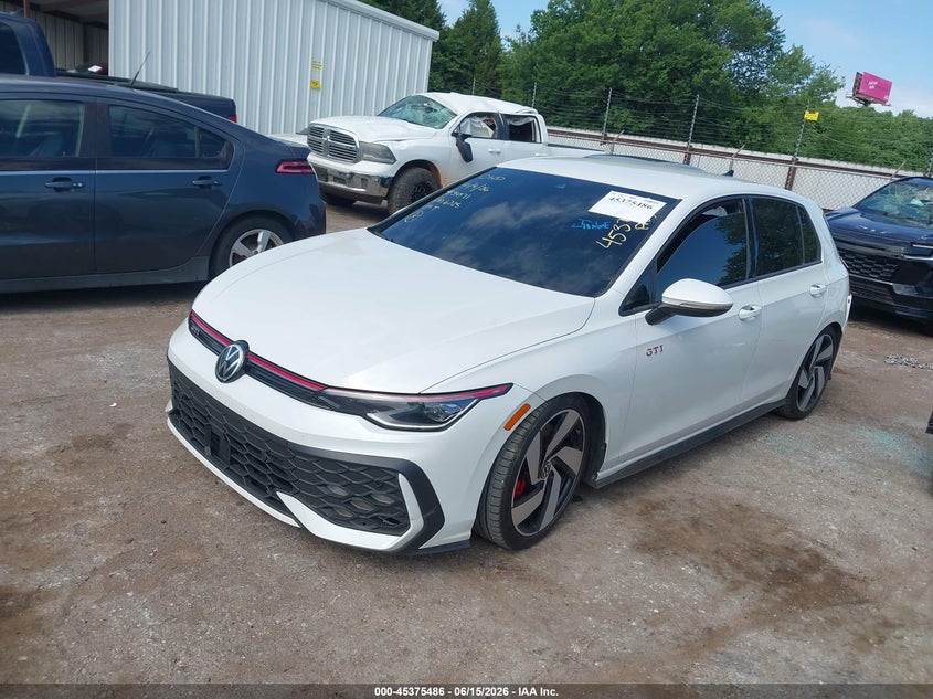 Vin: wvwla7cd8sw226725, lot: 45873472, volkswagen golf gti 2.0t s 20252