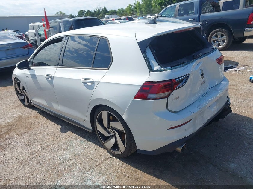 Vin: wvwla7cd8sw226725, lot: 45873472, volkswagen golf gti 2.0t s 20253