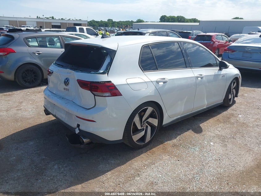 Vin: wvwla7cd8sw226725, lot: 45873472, volkswagen golf gti 2.0t s 20254
