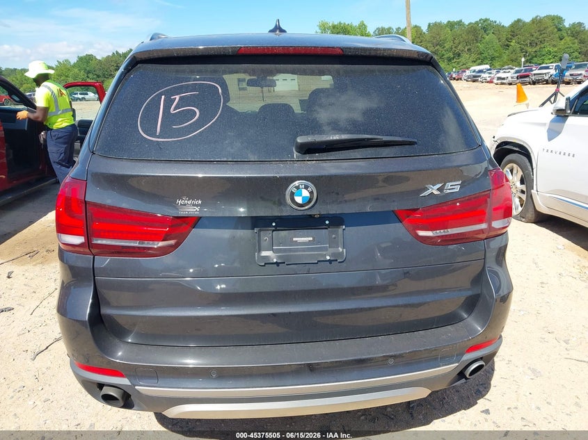 2017 BMW X5 SPORT UTILITY VEHICLE 3.0L I-6 DI, DOHC, VVT, TURBO, 300HP