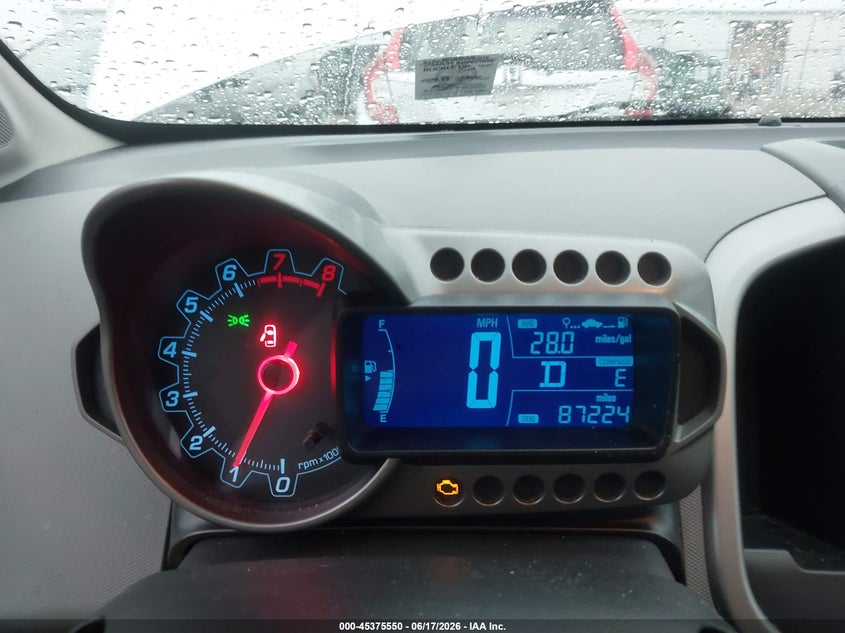 2014 Chevrolet Sonic Lt Auto VIN: 1G1JC6SB7E4104023 Lot: 45375550