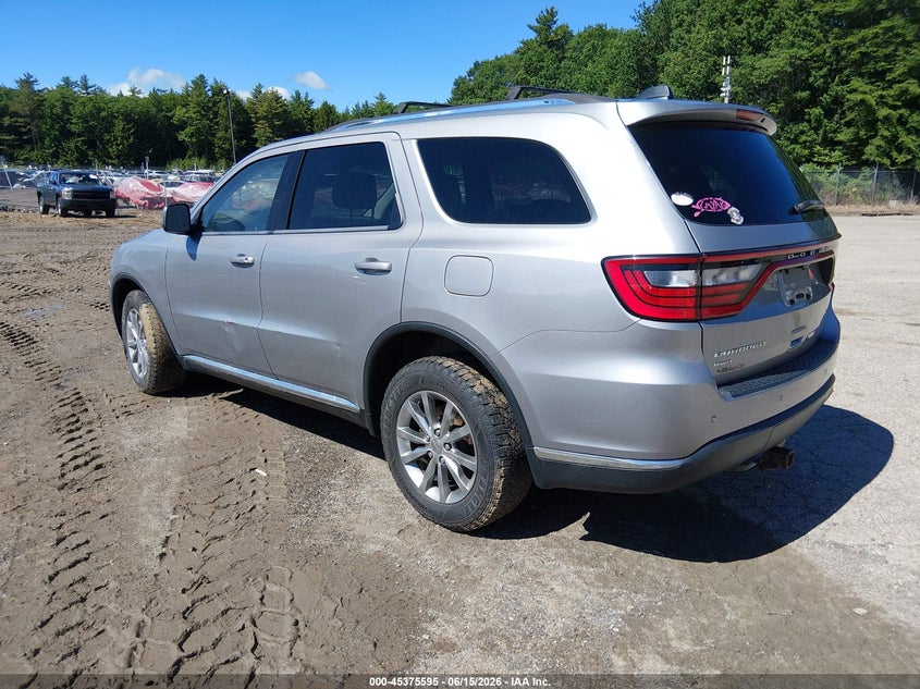 Vin: 1c4rdjag9hc785139, lot: 45873581, dodge durango sxt awd 20173