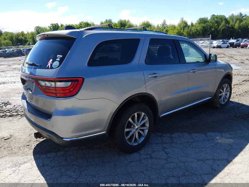 Vin: 1c4rdjag9hc785139, lot: 45873581, dodge durango sxt awd 20174