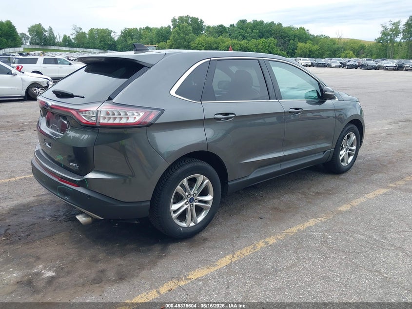 Vin: 2fmpk4j88gbb27796, lot: 45873590, ford edge sel 20164