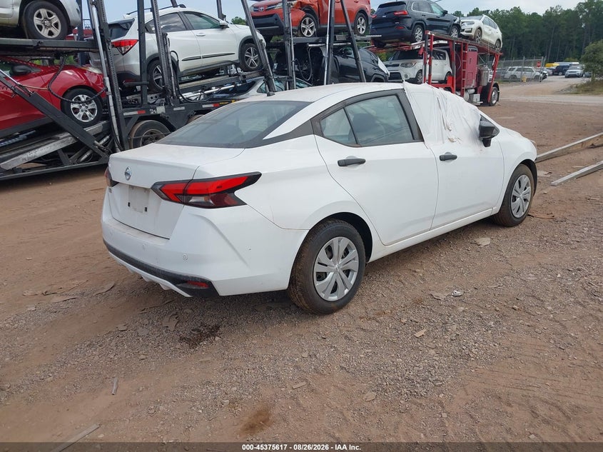 Vin: 3n1cn8dv5ll884014, lot: 45873603, nissan versa s xtronic cvt 20204