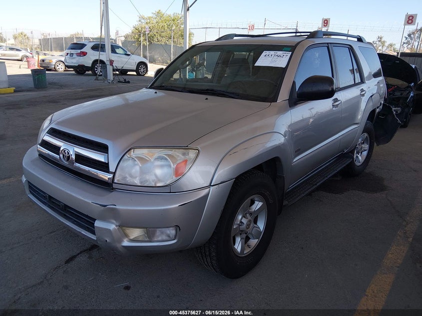 2005 TOYOTA 4RUNNER SPORT UTILITY VEHICLE 4.0L V-6 DOHC, VVT, 245HP