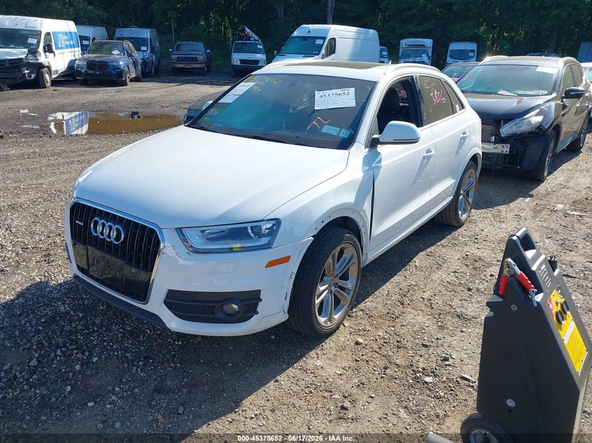 Vin: wa1efcfs4fr005411, lot: 45873638, audi q3 2.0t premium plus 20152