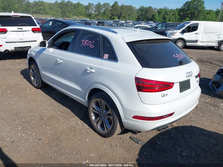 Vin: wa1efcfs4fr005411, lot: 45873638, audi q3 2.0t premium plus 20153