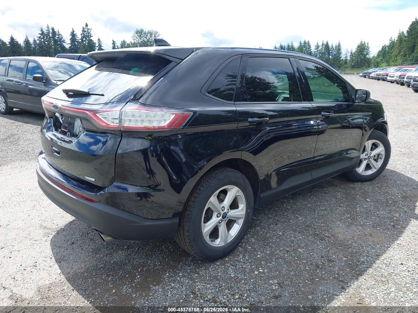 Vin: 2fmpk3g98jbb45474, lot: 45873743, ford edge se 20184