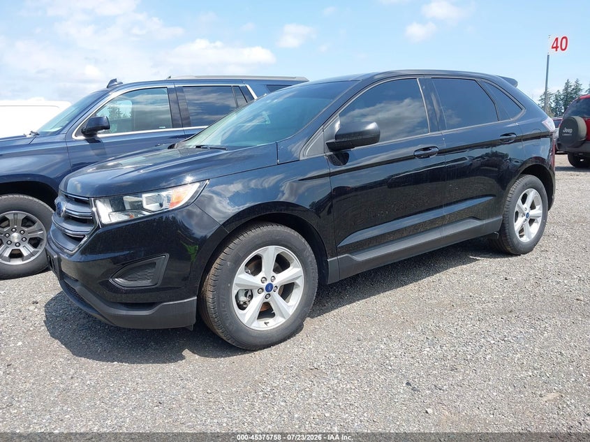 Vin: 2fmpk3g98jbb45474, lot: 45873743, ford edge se 20182