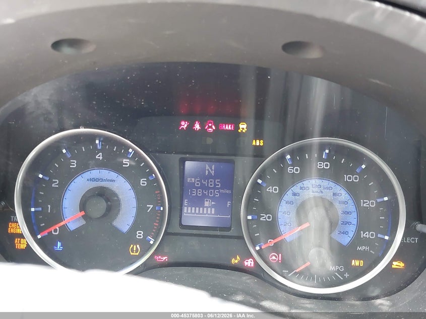 2014 SUBARU XV CROSSTREK HYBRID auction photo 7