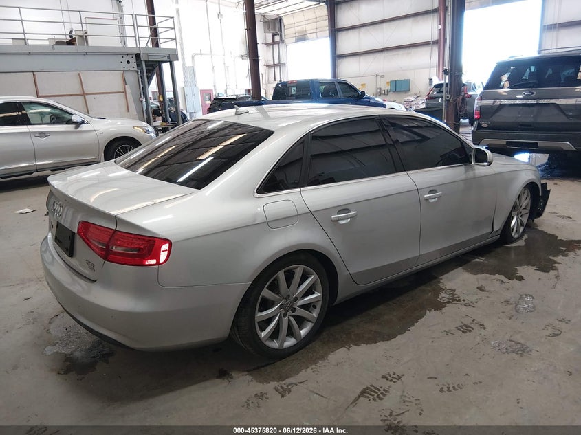 Vin: wauffafl2dn004430, lot: 45873806, audi a4 2.0t premium 20134