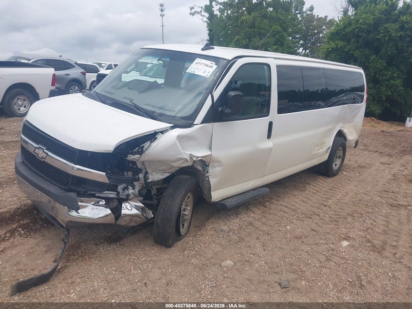 Vin: 1gazgpfp5j1323903, lot: 45873826, chevrolet express 3500 lt 20182